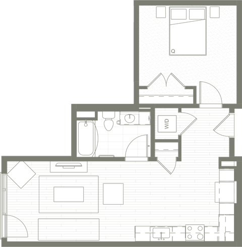 a blueprint of a floor plan of a house