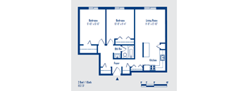 a blueprint of a floor plan of a house