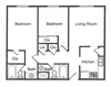 Pearl: 2 Bed 2 Bath