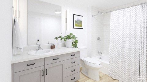 The Ivy Interior Rendering Bathroom