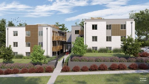 The Ivy Exterior Rendering Front