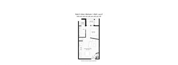 the floor plan of bedroom suite