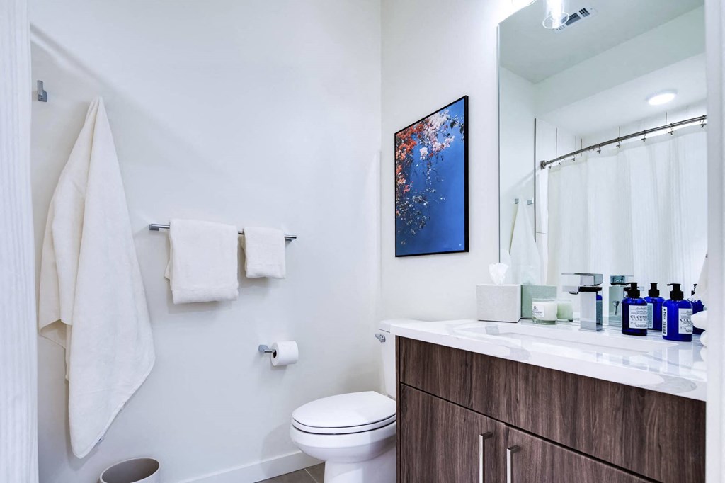 bathrooms in the rental home