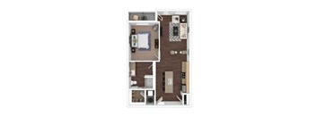 Wren Floor Plan at B Street Lohi Apartments, Denver, CO