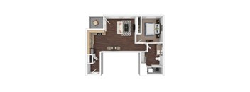 Robin Floor Plan at B Street Lohi Apartments, Denver, CO