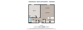 1 Bedroom 1 Bath Efficiency Premier