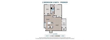 2 Bedroom 2 Bath Premier