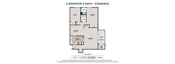 2 Bedroom 2 Bath Standard