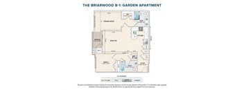 The Briarwood B-1 Garden Apartment