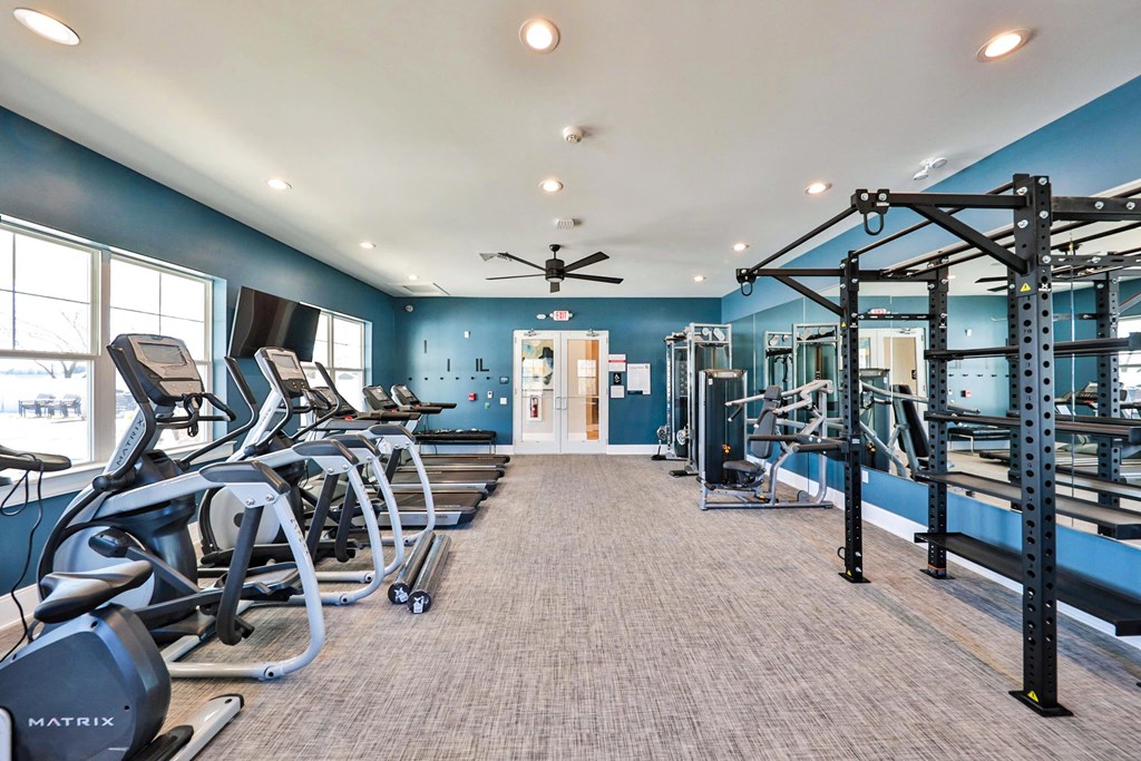 the gym at the preserve at polo ridge