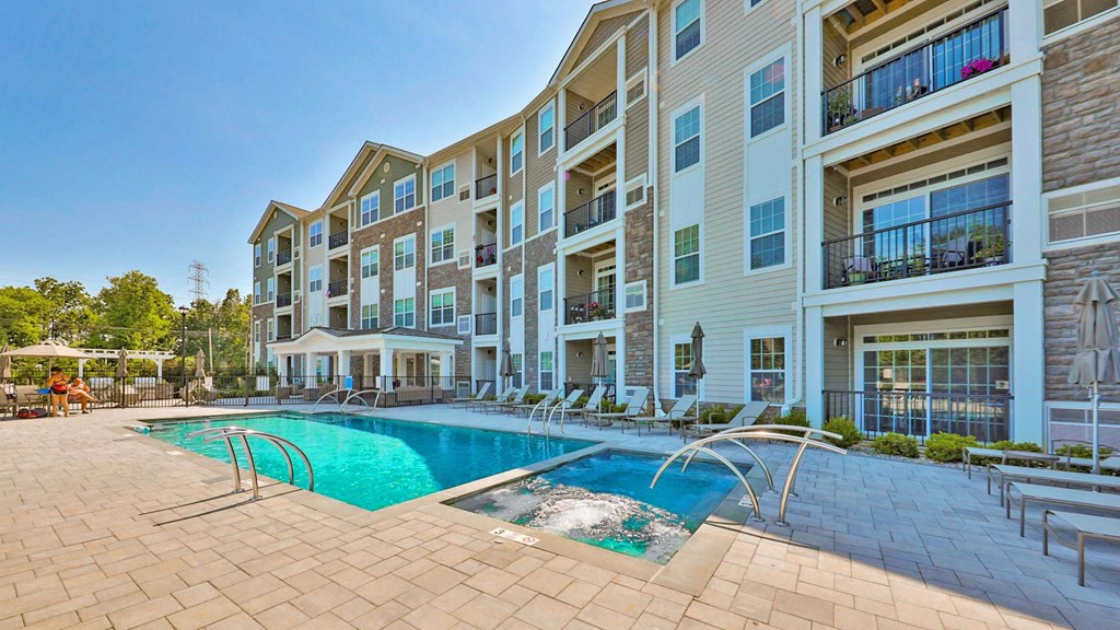 our apartments offer a swimming pool in front of our building
