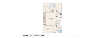 The Hayward elevator building apartment floor plan with 2 bedrooms, 2.5 baths and a terrace