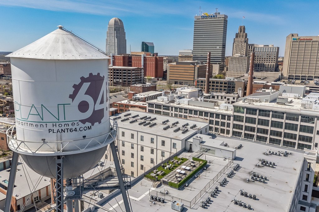 a view of the city from the top of a tower