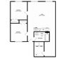 2 Bedroom, 1 Bath Garden