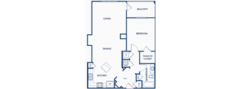 a floor plan of a two bedroom apartment at the monarch luxury apartments in des moines,
