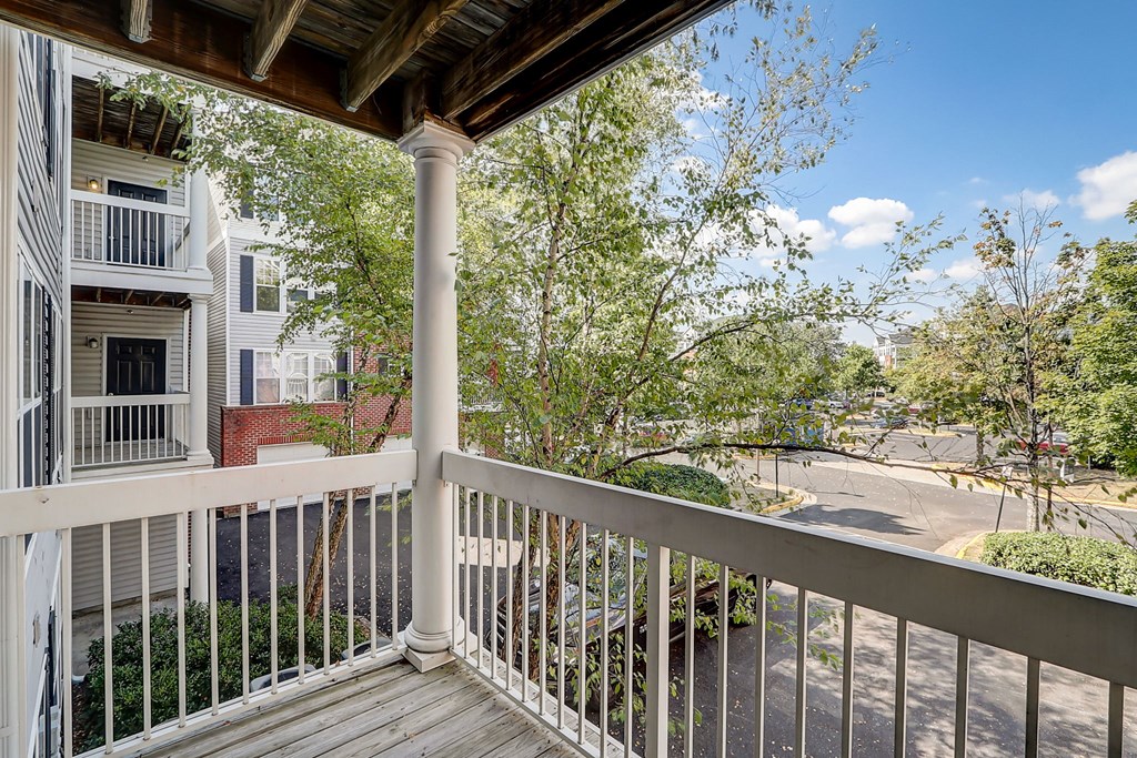 the view from our balcony at our apartments