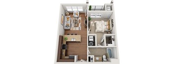 1 bedroom 1 bathroom floorplan
