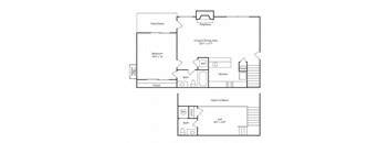 A3 - 864 sq. ft.
