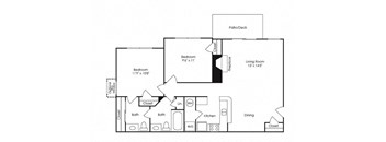 B1 - 858 sq. ft.