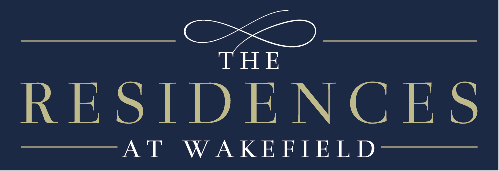 The image is a logo for "The Residences at Wakefield".