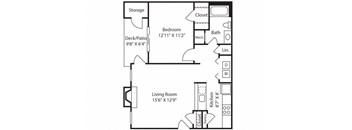 A1AR - 715 sq. ft.