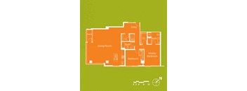 2 Bed 2 Bath -Penthouse (1,754 sq ft)