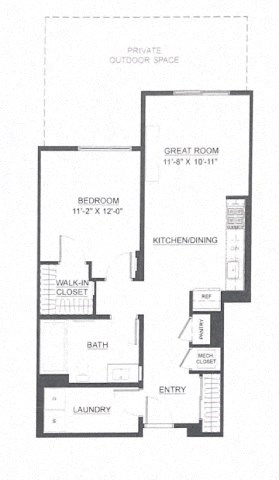 the floor plan of the house has two floors