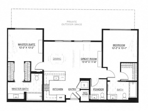 a blueprint of a floor plan of a house