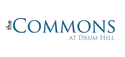 The image is a logo for "Commons at Drum Hill".
