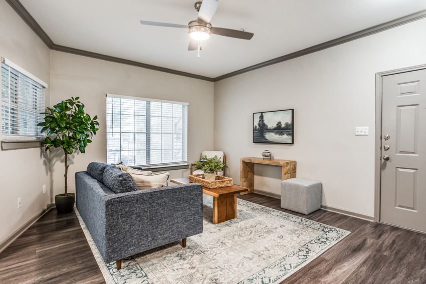 Living Room Interior Living Room Interior at Canyon Ridge, Texas