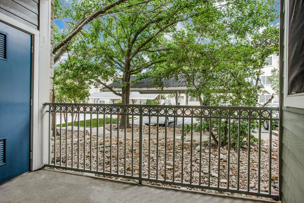Large Balcony at Canyon Ridge, Austin, Texas