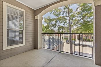 Over-sized private patios