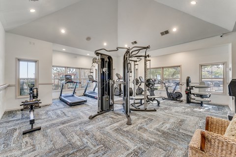 the gym at the preserve at green valley apartments co