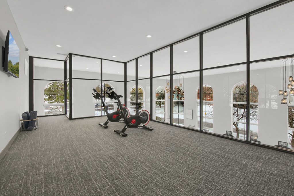 cycling and yoga studio