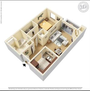 Plan D - 1 bed 1 bath affordable 759 SQFT floorplan Plan D - 1 bed 1 bath affordable 759 SQFT floorplan