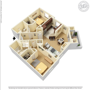 Plan F - 2 bed 2 bath affordable 1134 SQFT floorplan Plan F - 2 bed 2 bath affordable 1134 SQFT floorplan