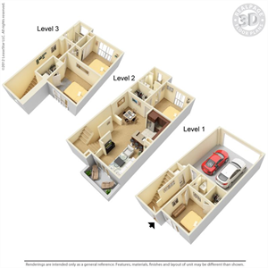 Plan B - 4 bed 2.5 bath 1543 SQFT floorplan Plan B - 4 bed 2.5 bath 1543 SQFT floorplan