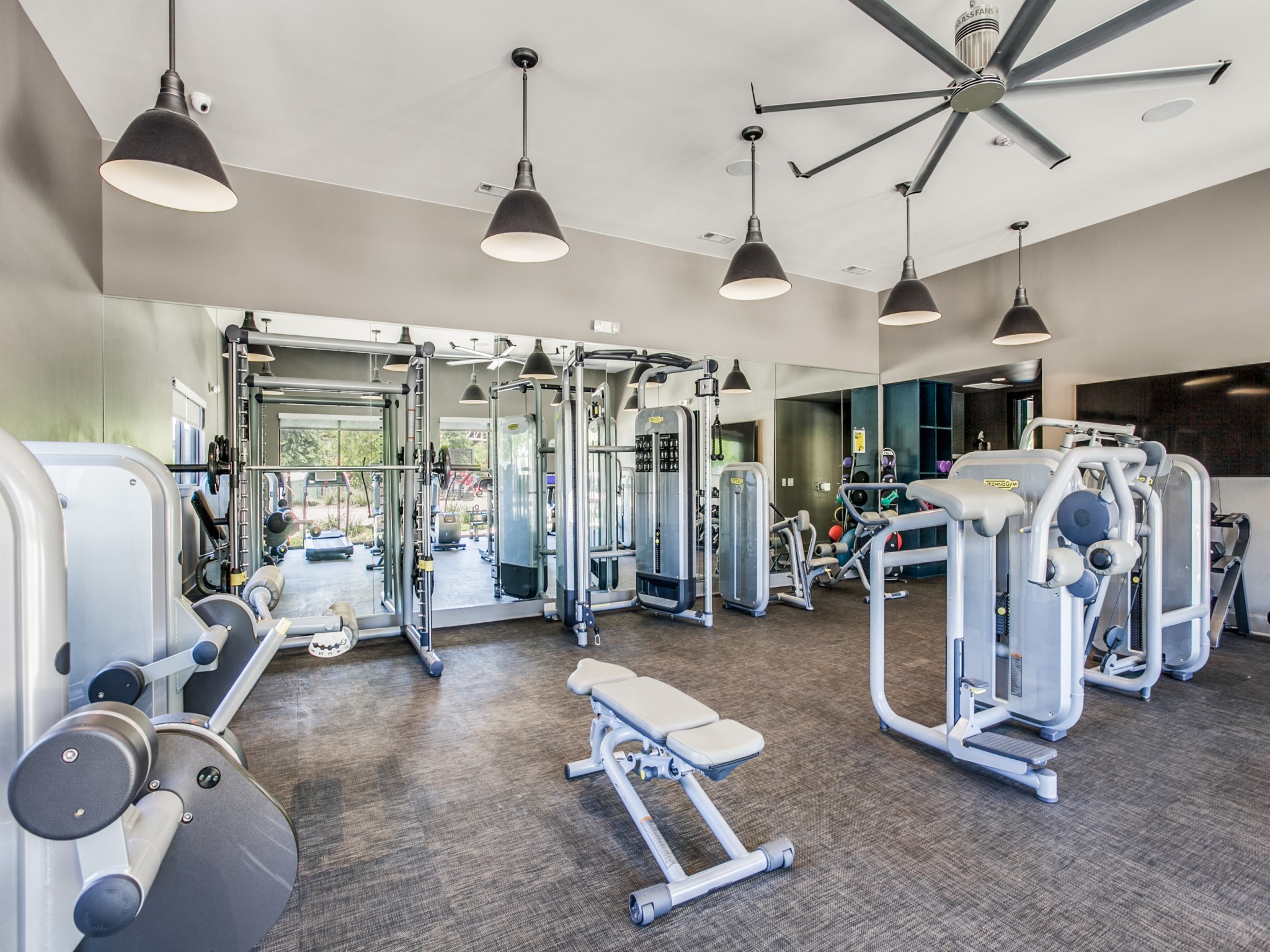 24-Hour Fitness Center featuring Techno Gym & iPod Stations