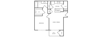 Classic 1 Bedroom 1 Bath