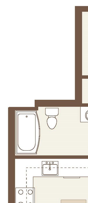 Floorplan-Studio with large kitchen Floorplan-Studio with large kitchen-Studio A2