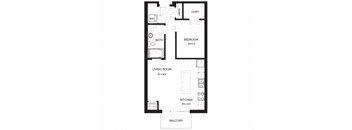 a blueprint of a floor plan of a house