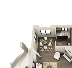Patagonia, 1 Bed 1 Bath floor plan