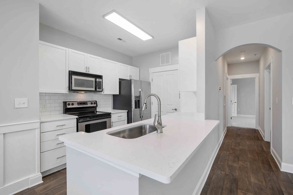 kitchen with stainless steel appliances