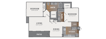 B4, 2 br, 2 ba, 1193 sq. ft.