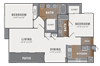 B4, 2 br, 2 ba, 1193 sq. ft.