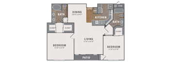 B7, 2 br, 2 ba, 1226 sq. ft.