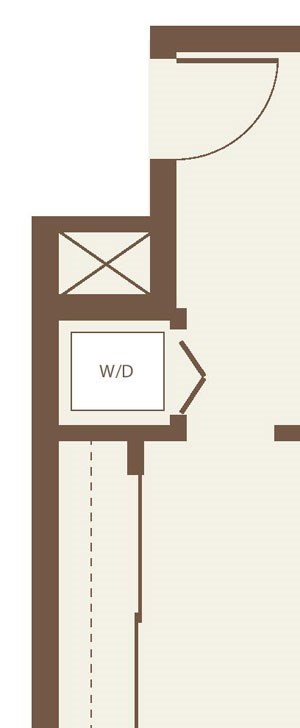 Floorplan-One Bedroom Loft B7-Loft with southern exposure Floorplan-One Bedroom Loft B7-Loft with southern exposure