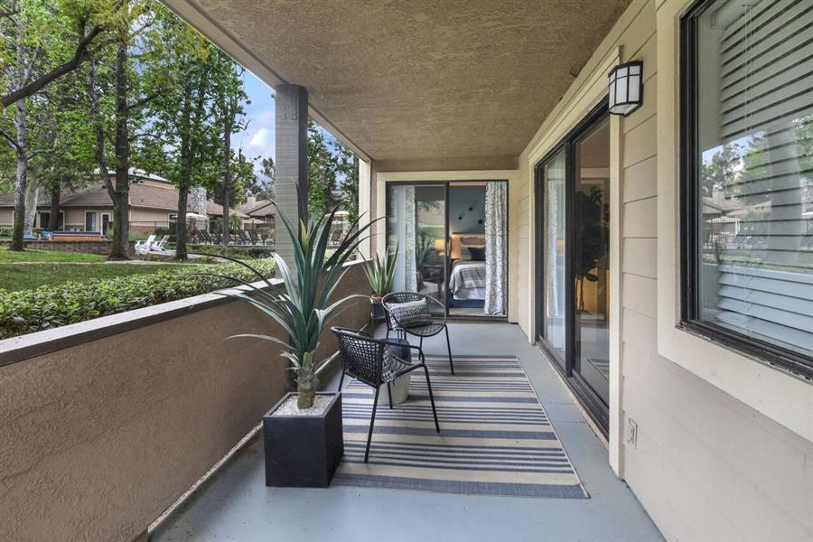 Oversized private patio or balcony