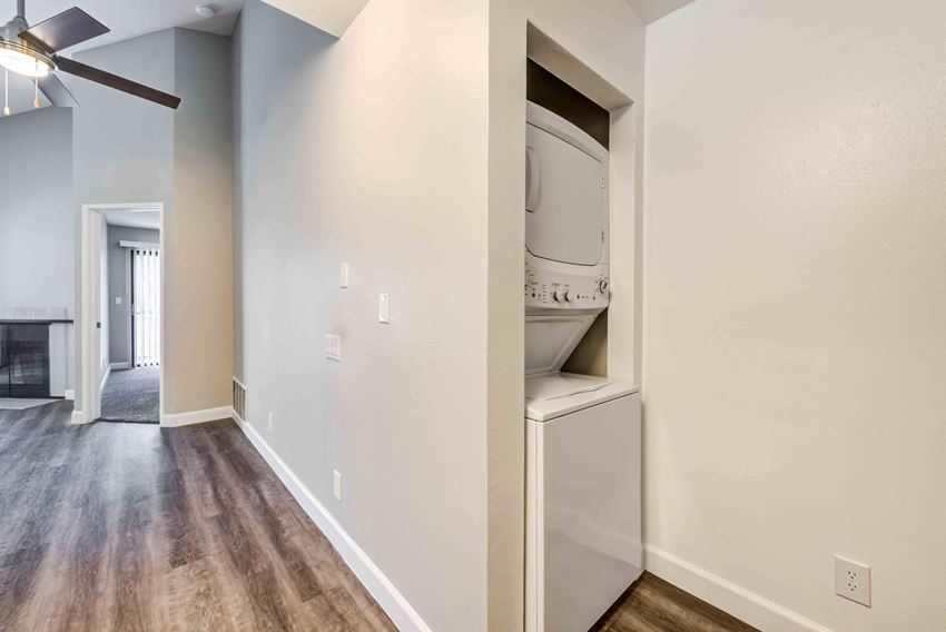 stacked washer and dryer
