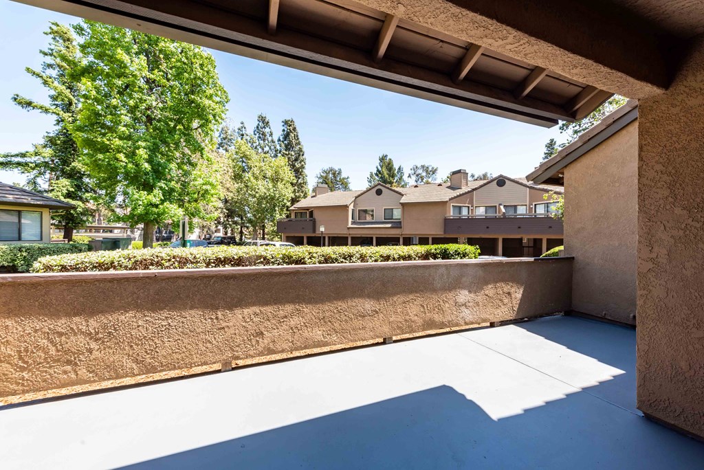 covered patio in select homes